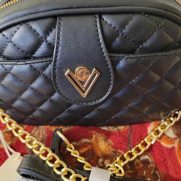 🇮🇹 Valentino Orlandi Black zip crossbody. NWT. - Picture 3 of 6